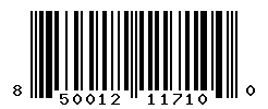 UPC barcode number 850012117100