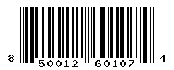 upc 850012601074 barcode image