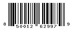 UPC barcode number 850012629979