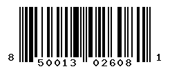 UPC barcode number 850013026081