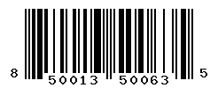 UPC barcode number 850013500635