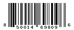 UPC barcode number 850014698096