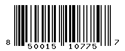 UPC barcode number 850015107757