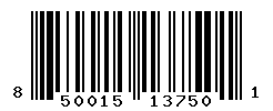 UPC barcode number 850015137501