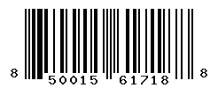 UPC barcode number 850015617188