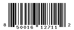 UPC barcode number 850016127112