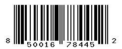 UPC barcode number 850016784452