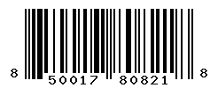 UPC barcode number 850017808218