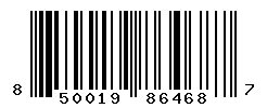 UPC barcode number 850019864687