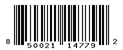 UPC barcode number 850021147792