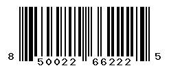 UPC barcode number 850022662225