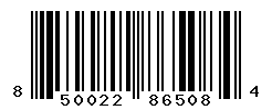 UPC barcode number 850022865084