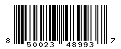 UPC barcode number 850023489937