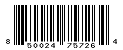 UPC barcode number 850024757264