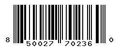 UPC barcode number 850027702360 lookup