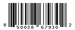 UPC barcode number 850028679302