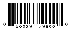 UPC barcode number 850029796008