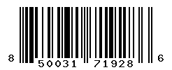 UPC barcode number 850031719286