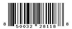 UPC barcode number 850032281188 lookup