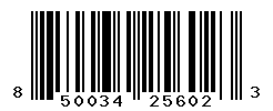 UPC barcode number 850034256023