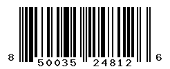 UPC barcode number 850035248126