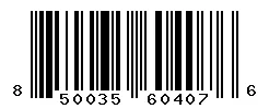 UPC barcode 850035604076