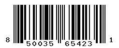 UPC barcode 850035654231