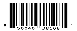 UPC barcode number 850040381061