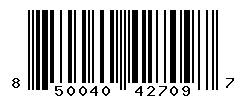 UPC barcode number 850040427097