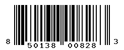 UPC barcode number 850138008283