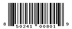 UPC barcode number 850241008019