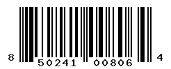 UPC barcode number 850241008064