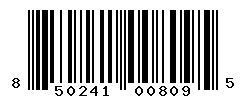 UPC barcode number 850241008095