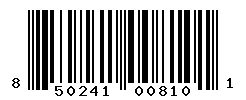 UPC barcode number 850241008101