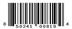 UPC barcode number 850241008194