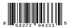 UPC barcode number 850272003335