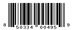 UPC barcode 850334004959