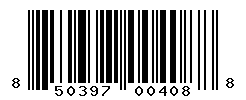UPC barcode number 850397004088