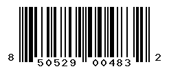 UPC barcode number 850529004832