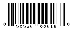 UPC barcode number 850556006168