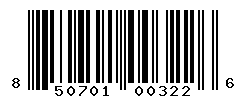 UPC barcode number 850701003226