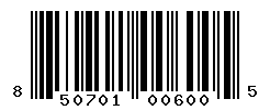 upc 850701006005 barcode image
