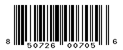 UPC barcode number 850726007056