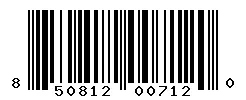 UPC 850812007120 barcode image