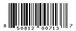 UPC barcode 850812007137