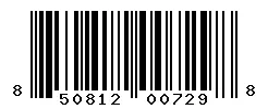 UPC barcode 850812007298