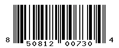 UPC barcode 850812007304
