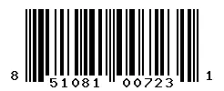 UPC 851081007231 barcode image