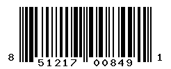 UPC barcode number 851217008491