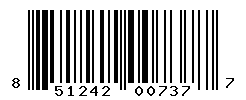 UPC barcode number 851242007377